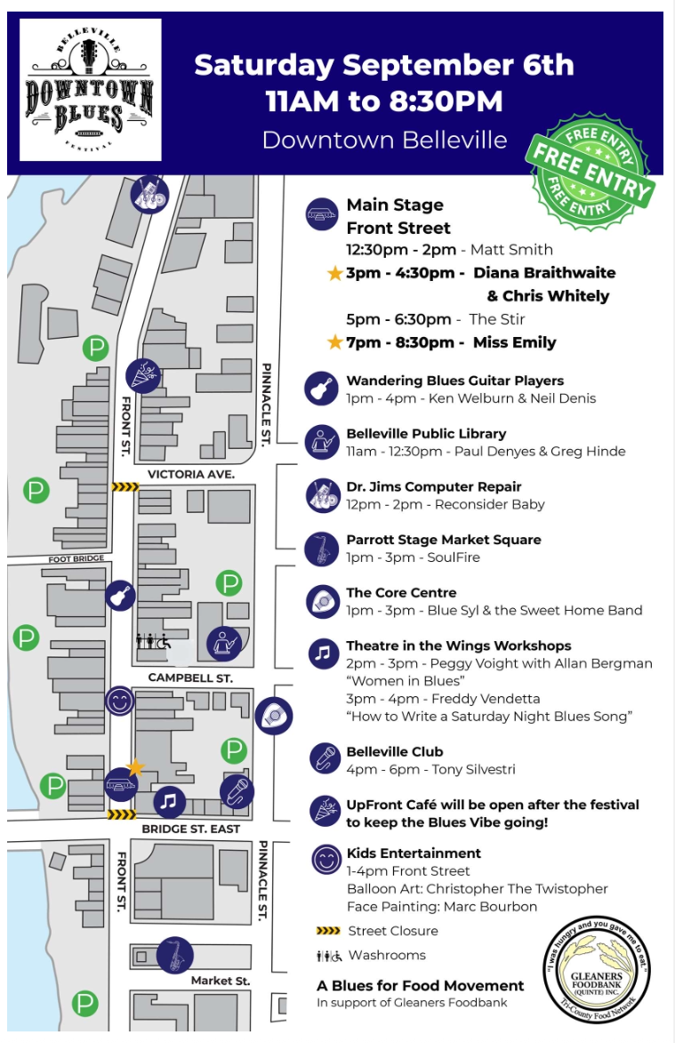 Downtown Blues Map